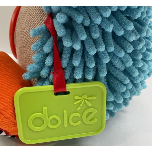 Dolce Play & Learn Alphonso Afghan Blue Hound Dog Activity Baby Plush Toy Animal - Picture 11 of 14